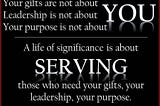 Serving and Leading…Servant Leadership