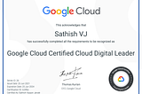 Notes from my beta Google Cloud Digital Leader certification exam