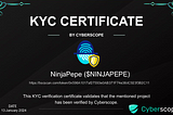 #NinjaPepe team has now completed the KYC