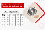 Grooving Cutter for Spindel Moulder Machine M/C T.C.T Brazed YTB 4 101 — Yash Tooling