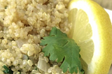 Side Dish — Quinoa and Spinach Pilaf