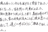 Japanese handwritten texts on a white background