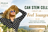 The Energy to Age Well: Stem Cell Therapy, Vitality, and the Future of Healthy Aging