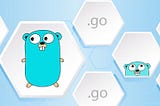 Go mascot in small bee hive blocks showing modules