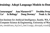 Pre-Finetuning/Domain-Adaptive Pre-training of Language Models