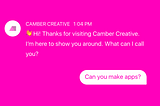 🤖 A Peek Inside Camber Bot: Our Marketing “Website”