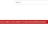 I was banned from YouTube for content I didn’t post