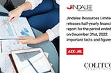 Jindalee Resources Limited Releases Half-Yearly Financial Report For The Period Ended On December…