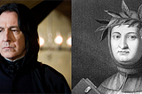 Is Snape actually Petrarch — a 13th century Italian poet?