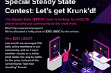 Special Steady State Contest: Let’s get Krunk’d!