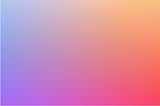 Colorful gradient from purple to orange