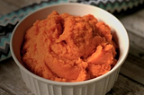 Instant Pot Mashed Sweet Potatoes with Goat Cheese — Side Dish — Sweet Potatoes