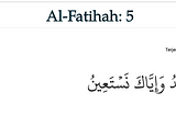 Tadabur: Kenapa surat Al-Fatihah ayat 5 berisi “kami”? bukan “saya”?