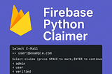 🚀 Managing Firebase Auth Claims with a Simple Python Script