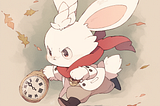 The Clock Rabbit Runs — Made with MidJourney