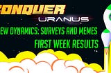 First result of our new dynamics, memes and surveys (first week) !!!!