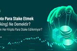 Kripto Para Stake Etmek (Staking) Ne Demektir?