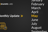 Bware Labs Month in Review — May