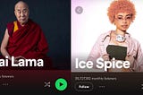 Ice Spice Has Officially Garnered More Monthly Listeners Than The Dalai Lama