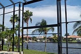 pool screen enclosure in Cape Coral