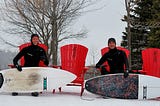 WOW! These Guys Surfed Lake Ontario Toronto in 12Foot Swell, 50 MPH Winds & Freezing Hail