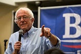 Despite Political Differences, Sanders Endorses de Blasio at Terminal 5 Rally