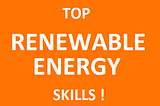 2018 - Demand for Renewable Energy Skills