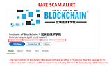 FAKE SCAM ALERT