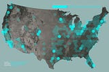 Hexbin Plots for Geospatial Data