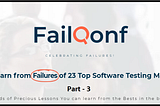 FailQonf - What celebration of failure meant for me… — Part 3