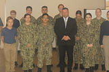 Barry Donadio Addresses the Sea Cadets of #738 Division