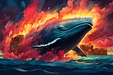 A whale bursts through a firewall, exposing your containers
