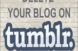 How to Export and Delete Tumblr Blog
