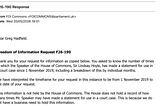 Witness statement by Sir Lindsay Hoyle, Speaker of the House of Commons