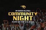 Volleyball to Host Community Night