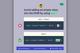 How to avoid empty class in Vue with null
