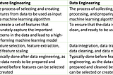 MLOps: Feature Engineering — Is it different from data engineering ?