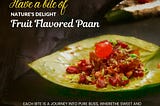 Paan franchise variety in india