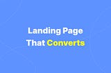 Why Simple Landing Pages Convert Better