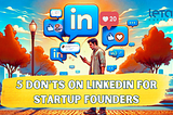 5 Don’ts on LinkedIn for Startup Founders