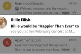 10 Clever Copywriting One-Liners for a Billie Eilish Concert Using Her Song Titles & Lyrics