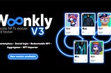 The new version of Woonkly enables users to connect to Web 3.0