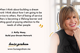 J. Kelly Hoey on Building Your Dream Network