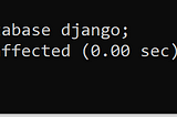Connecting Django with MySQL