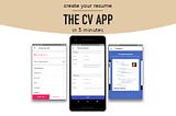 The CV App — Smart CV Builder with templates