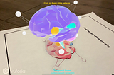 Build an interactive AR app in Vuforia: brain model and functionalities