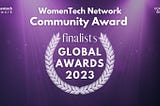 Women in Tech Awards Global TOP 50 Finalist 2023