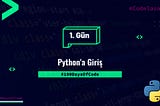 1. Gün: Python’a Giriş