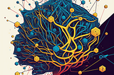 Abstract Illustration of a neural network