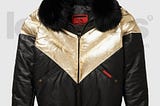 V-Bomber Fox Collar Premium Leather Jacket For Men